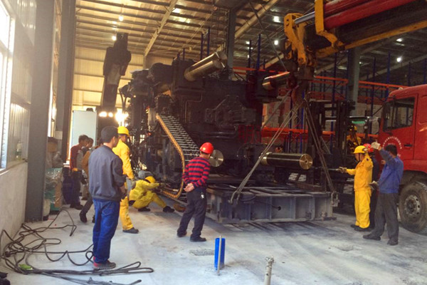 廣州海天公司2200T注塑機(jī)卸車(chē)定位綜合服務(wù)項(xiàng)目圖2 廣州海天公司2200T注塑機(jī)卸車(chē)定位綜合服務(wù)項(xiàng)目圖2